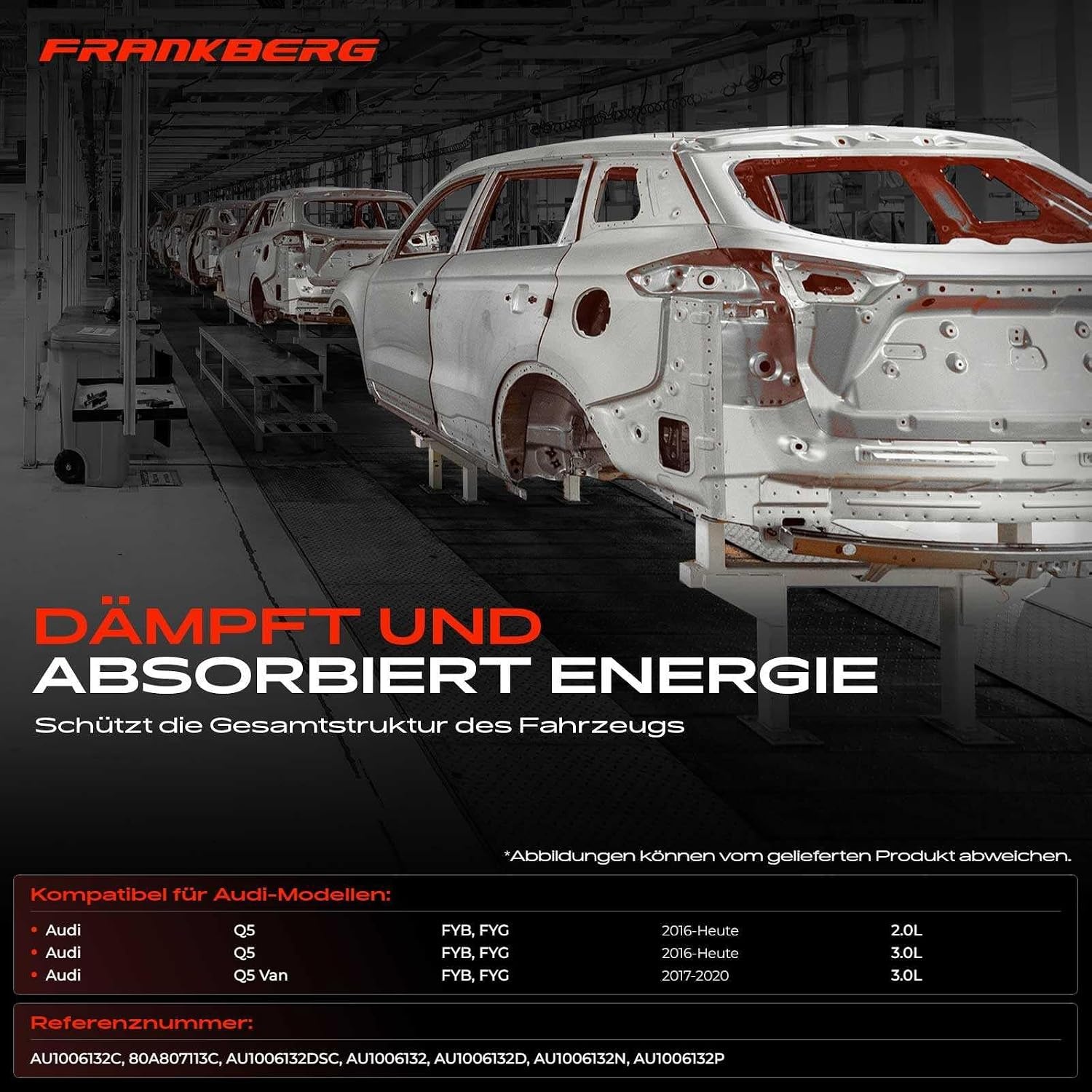 Bumperbalk Aluminium Voorzijde Audi Q5 (FYB, FYG) - 35% Korting