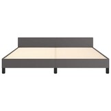 Grijs Bedframe met Hoofdeinde (180x200 cm) - 34% Korting!