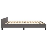 Grijs Bedframe met Hoofdeinde (180x200 cm) - 34% Korting!