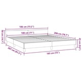 Grijs Bedframe met Hoofdeinde (180x200 cm) - 34% Korting!