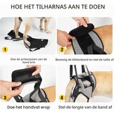 Hefharnas Hond Achterpoten Ondersteuning Grijs XL - 50% Korting