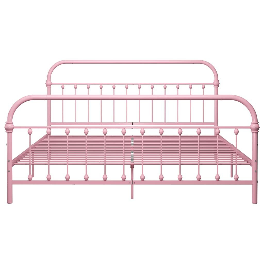 Roze Metalen Bedframe 180x200 cm - 35% Korting!