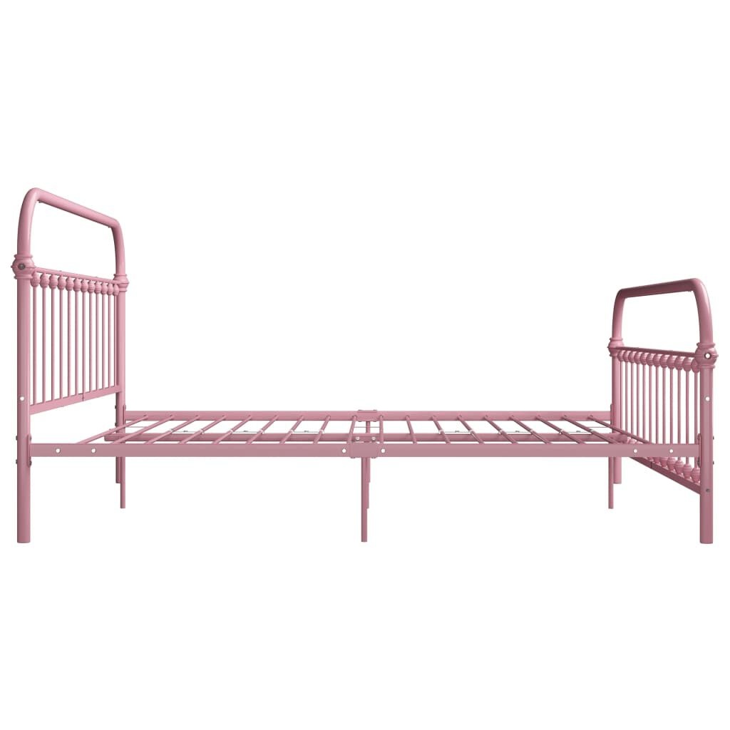 Roze Metalen Bedframe 180x200 cm - 35% Korting!
