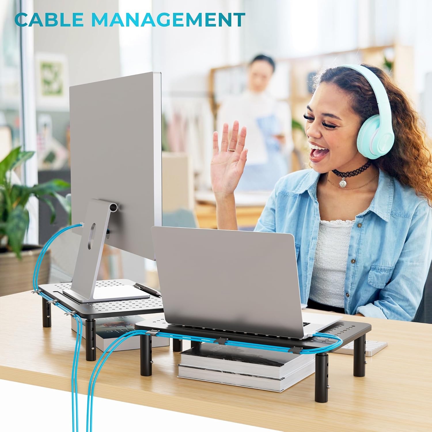 Monitor Standaard Metaal (3 Hoogtes) - 45% Korting