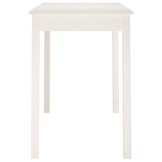 Eettafel massief grenenhout wit - 59% korting