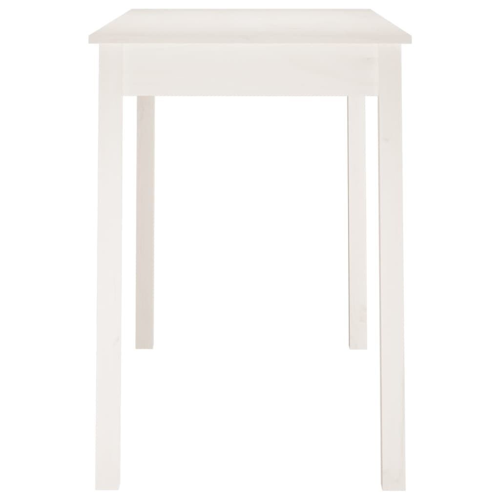 Eettafel massief grenenhout wit - 59% korting