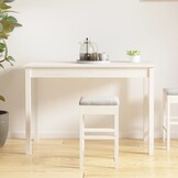 Eettafel massief grenenhout wit - 59% korting