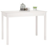 Eettafel massief grenenhout wit - 59% korting