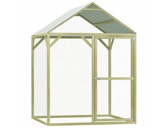 Kippenhok 1,5x1,5x2m Grenenhout met 35% Korting