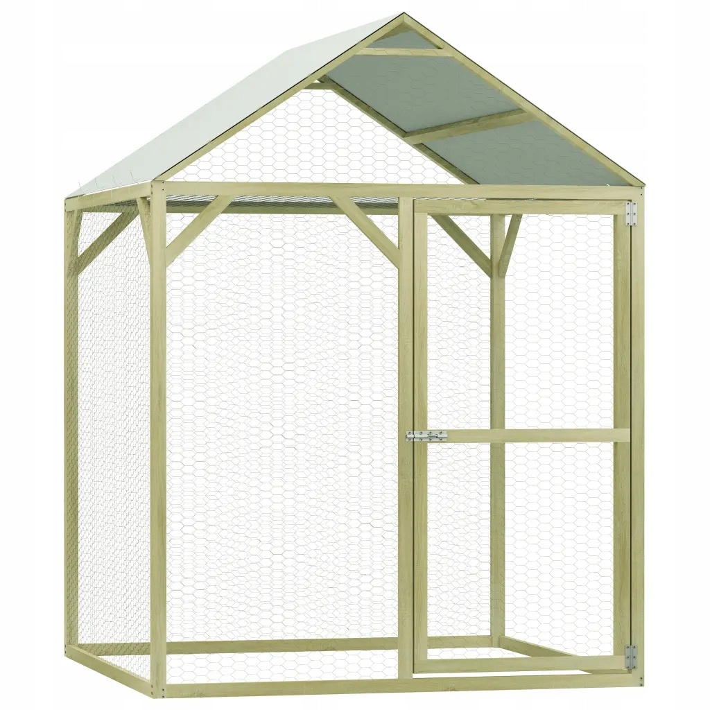 Kippenhok 1,5x1,5x2m Grenenhout met 35% Korting