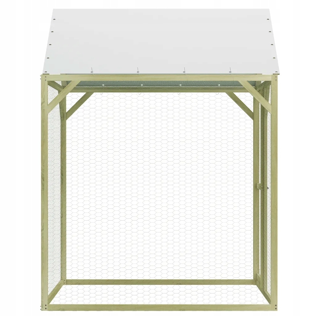 Kippenhok 1,5x1,5x2m Grenenhout met 35% Korting