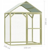 Kippenhok 1,5x1,5x2m Grenenhout met 35% Korting