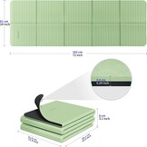 Opvouwbare TPE Yogamat, Antislip Fitnessmat, met Opbergtas