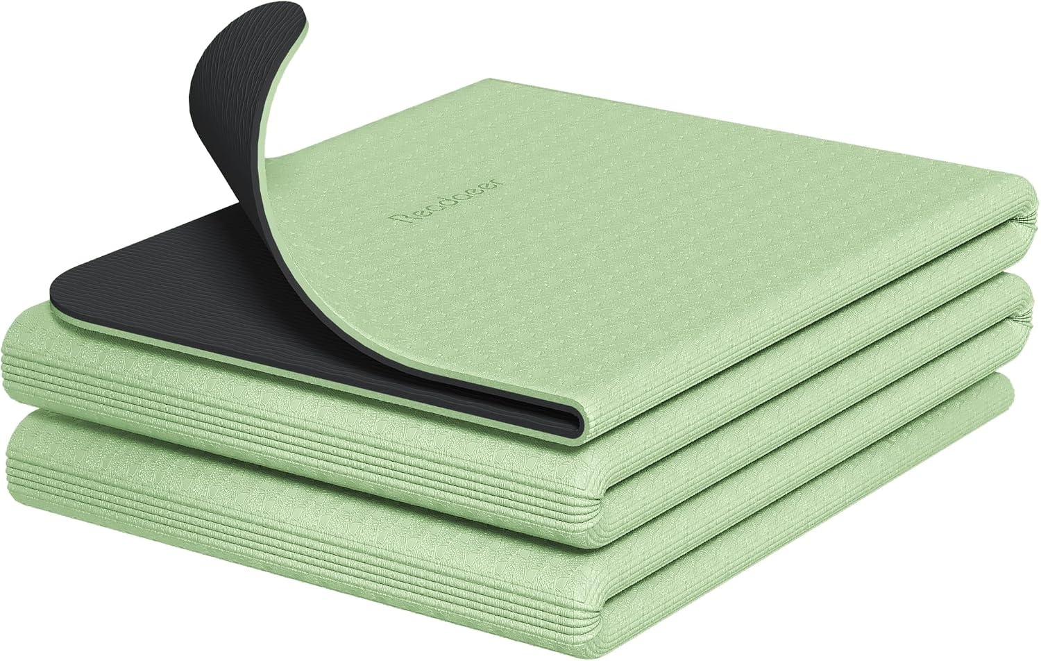 Opvouwbare TPE Yogamat, Antislip Fitnessmat, met Opbergtas