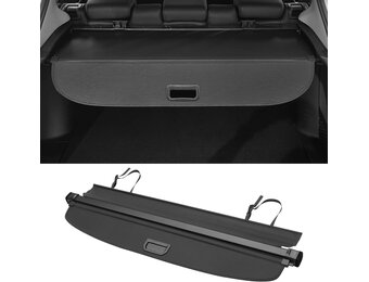 Motoforti Car Retractable Cargo Cover Voor Infiniti QX50 2019-2024 Achterbak Pakplank Bagage Beveiligingsscherm Shade, Canvas, Glanzend Zwart