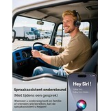 TECKNET V5.3 Bluetooth-headset met microfoon, draadloze headset met AI ruisonderdrukkende microfoon, laadstation, USB-dongle, 55+ uur accu, oplaadbare on-ear hoofdtelefoon voor kantoor, thuis