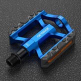 GEWAGE Fietspedalen van aluminium, klein en licht, 3 afgedichte lagers, chromoly-as, antislip platformpedalen met reflector, MTB, trekking, stadsfiets en kinderfiets
