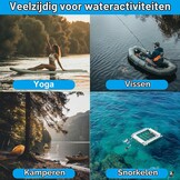 BeGrit Anker met anker, 0,7kg, gegalvaniseerd ankerset met 10 m scheurvaste ankertouw ø 6 mm & ankerbouw bal set