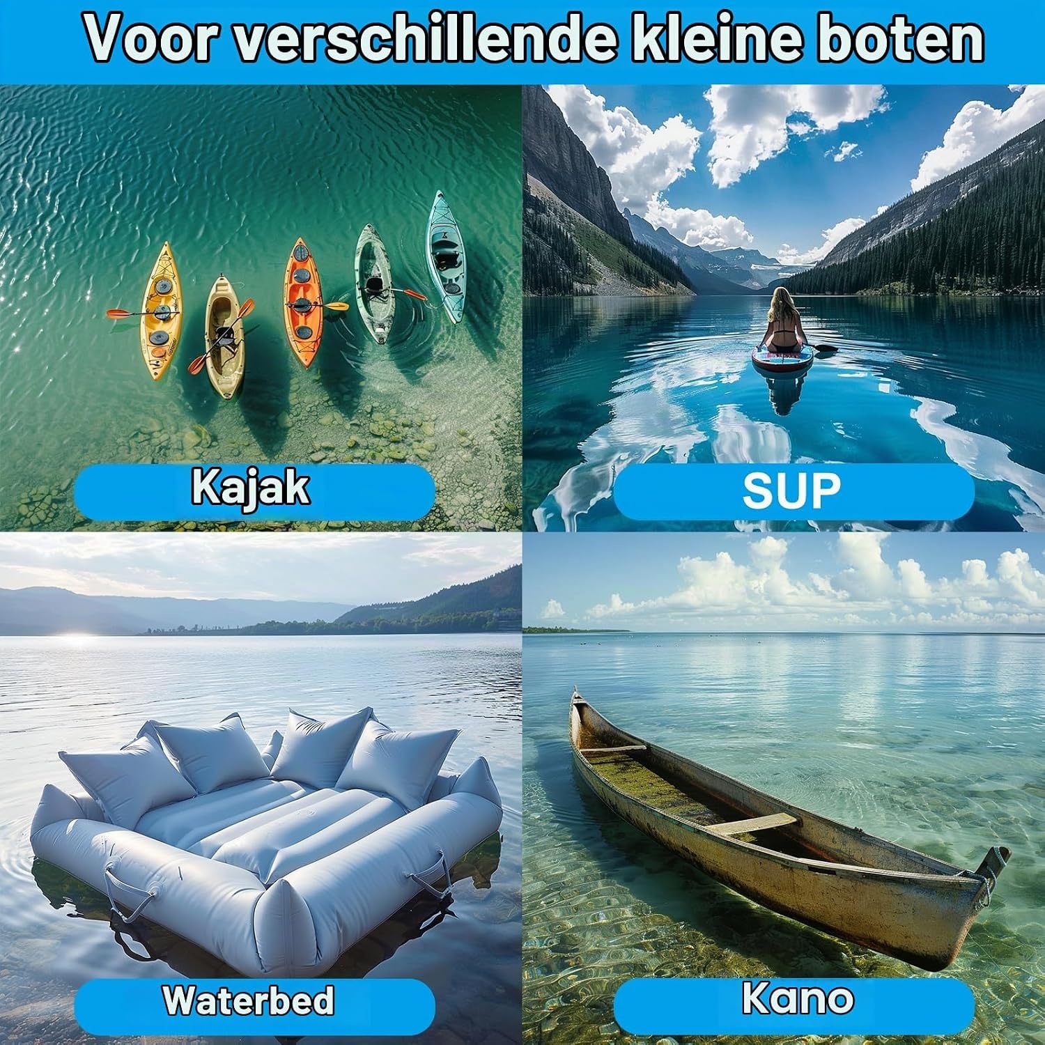 BeGrit Anker met anker, 0,7kg, gegalvaniseerd ankerset met 10 m scheurvaste ankertouw ø 6 mm & ankerbouw bal set