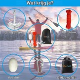 BeGrit Anker met anker, 0,7kg, gegalvaniseerd ankerset met 10 m scheurvaste ankertouw ø 6 mm & ankerbouw bal set
