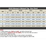 Wetsuit Top heren 1,5 mm neopreen wetsuits jas, rits aan de voorkant lange mouwen duikpak voor zwemmen, snorkelen, duiken, surfen