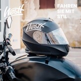 Westt Torque X Systeemhelm - Motorhelm met Zonneklep - ECE 22.06 - Matzwart
