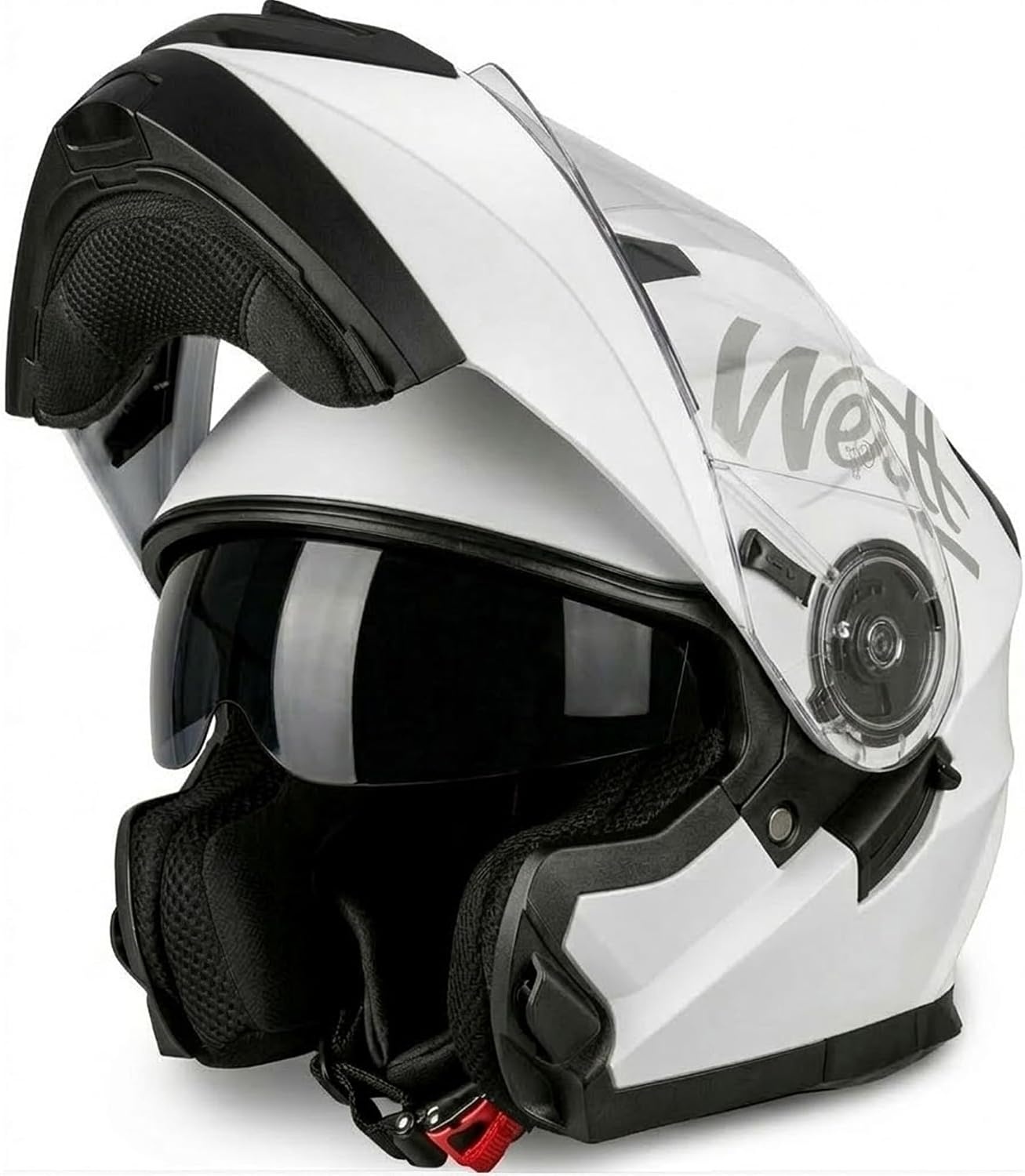 Westt Torque X Systeemhelm - Motorhelm met Zonneklep - ECE 22.06 - Matzwart