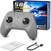 S8 Pro RC vlucht simulator afstandsbediening, 8 kanalen FPV drone game-controller voor PhoenixRC/Realflight/FreeRider/DJI Virtual Flight, type-C naar Type-C/OTG, beginners pilotentrainingen ervaring