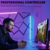 S8 Pro RC vlucht simulator afstandsbediening, 8 kanalen FPV drone game-controller voor PhoenixRC/Realflight/FreeRider/DJI Virtual Flight, type-C naar Type-C/OTG, beginners pilotentrainingen ervaring