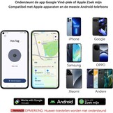 ATUVOS Smart Tag Pro - Bluetooth Tracker voor Apple Zoek mijn & Google Zoek mijn apparaat - 2 Pack