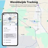 ATUVOS Smart Tag Pro - Bluetooth Tracker voor Apple Zoek mijn & Google Zoek mijn apparaat - 2 Pack