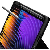 ROOFEI For Xiaomi Pad 7/Pad 7 Pro 11.2 Inch Case with Keyboard: 7-Colour Lighting, Smart Touchpad, Removable QWERTZ Layout Keyboard Case with Pen Holder for Xiaomi Pad 7/Pad 7 Pro 11.2 Inch 2024
