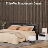 TONOR Zelfklevende Akoestische Wandpanelen 120x60x1,9 cm Walnoot - 2 stuks