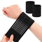 Ouligay 2 stuks elastische polsbandages sport handbandage pols polsbandage ademende klittenbandsluiting polssteun voor fitnessstudio tennis krachttraining mannen vrouwen