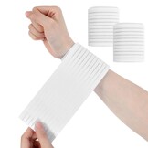 Ouligay 2 stuks elastische polsbandages sport handbandage pols polsbandage ademende klittenbandsluiting polssteun voor fitnessstudio tennis krachttraining mannen vrouwen