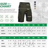Hiauspor Heren Mountainbike Broek - MTB Fietsbroek - Sneldrogend - Groen - Maat S