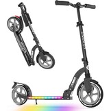 BELEEV V10 Step Zwart - 230 mm wielen - Opvouwbaar - Met LED-verlichting