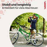 woom Kickstand Leggie zijstandaard voor kinderfiets zwart aluminium
