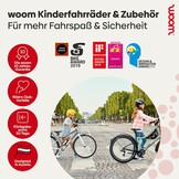 woom Kickstand Leggie zijstandaard voor kinderfiets zwart aluminium