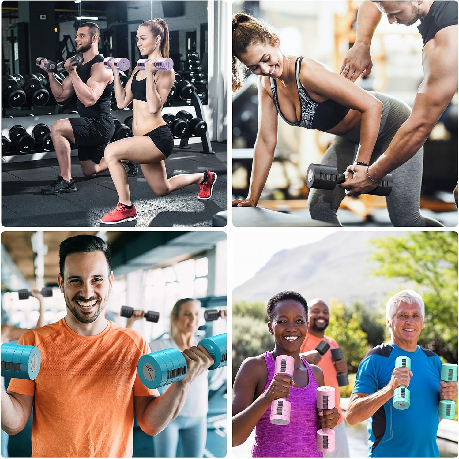 Verstelbare Halterset 2-5 kg met 32% Korting - Compact Fitness