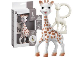 Limited Edition Beige Babyshower Cadeauset met Vanilla Bijtring - 42% Korting