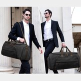 2-in-1 Kledingtas & Reistas 50L Zwart | Kreukvrij Vervoer