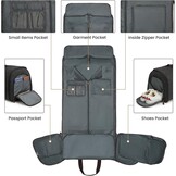 2-in-1 Kledingtas & Reistas 50L Zwart | Kreukvrij Vervoer