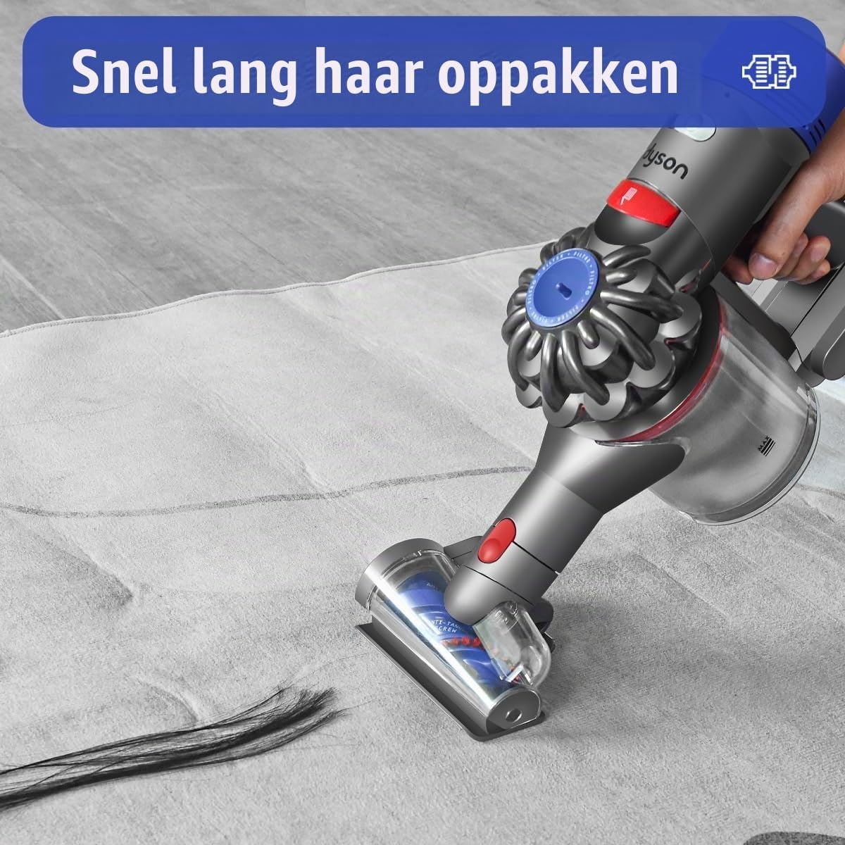 Mini Anti-klitten Borstel voor Dyson (33% Korting)