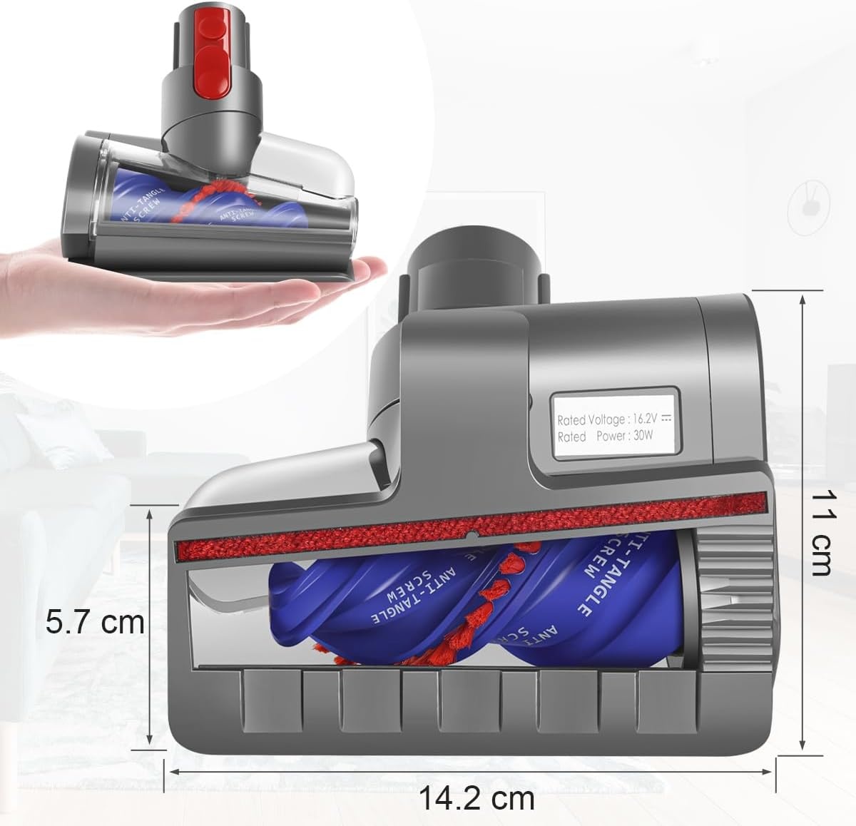 Mini Anti-klitten Borstel voor Dyson (33% Korting)