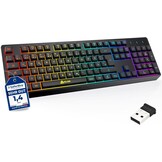 Gaming Toetsenbord Zwart QWERTZ DE RGB, 28% Korting