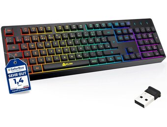 Gaming Toetsenbord Zwart QWERTZ DE RGB, 28% Korting