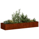 Plantenbak VidaXL Roestig Staal 280x80x40 cm - 63% Korting