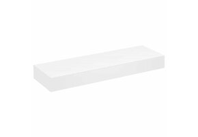 Zwevend Wandschap met Lade - MDF Mat Wit - 40% Korting