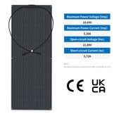 Flexibel Zonnepaneel 200W - 34% Korting | Camper, Boot, Dak